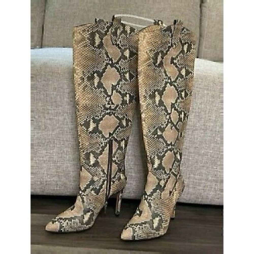 Vince Camuto Kervana Croc Embossed Knee - Picture 8 of 11